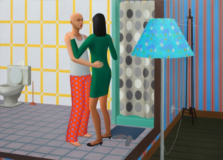 《跳舞》130×180cm 布面油畫(huà) 2012

