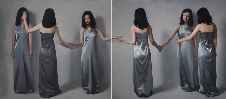 《信息》200×450cm 布面油畫(huà) 2019
