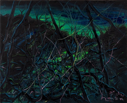 曾梵志《無(wú)題 08-4-1》，2008年作油彩 畫(huà)布，80 x 110厘米估價(jià)：1,600,000 - 2,400,000港元
