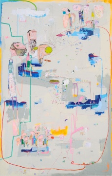 拉法·馬卡龍
《大氣層 II》，2015年作 
綜合媒材 鋁 聚氯乙烯，228 x 146厘米
估價(jià)：800,000 - 1,200,000港元

