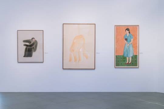 “水墨更開新象”展覽現(xiàn)場 香港中文大學（深圳）大學藝術(shù)中心 TC101 SPACE
