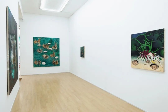 付經巖個展“小心有蛇”展覽現場，墨方Mocube
