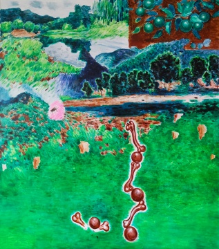 《故鄉(xiāng)》210X185cm 布面油畫 2022
