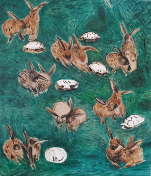 《靜物5#》210X180cm 布面油畫 2021
