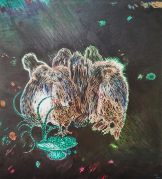 《靜物6#》200X180cm 布面油畫 2021-2022
