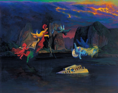  劉野  《巴洛克》
1992-1993年作
布面丙烯、油彩
160×200cm

