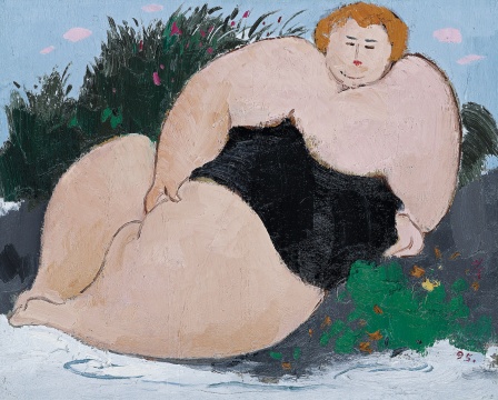 吳冠中  《泉》
1995年作
 布面油畫
39.5×49.5cm 

