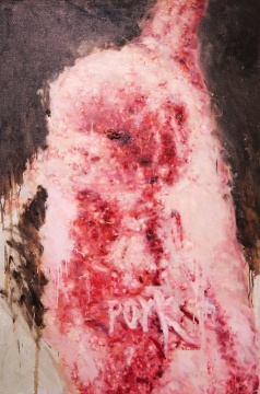 劉煒  《豬肉》
2007年作
布面油畫
150x100cm
