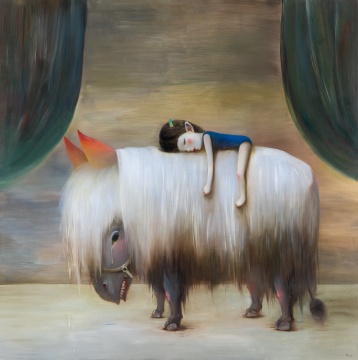  陳可 《斗牛士》
2006年作
布面油畫
215×215cm


