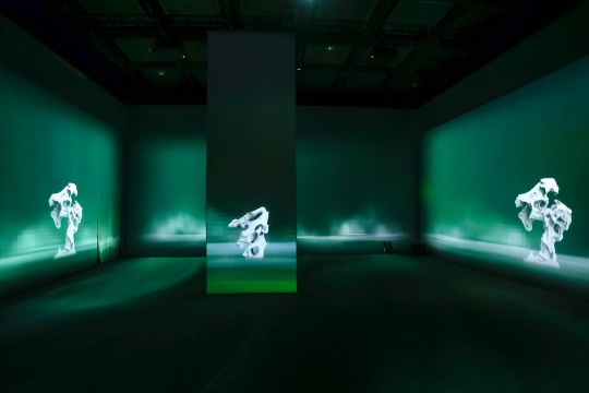 靳軍“數(shù)境等觀”傳統(tǒng)藝術(shù)與科技研究展正式開幕，構(gòu)建中國東方精神下的數(shù)字虛擬世界