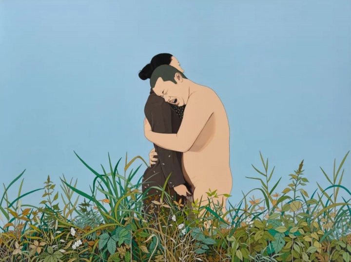 陳飛《啞巴的愛情》

180×240cm 壓克力 麻布 2014

估價(jià)：120萬-200萬港元

2023佳士得香港春拍千禧后晚間拍賣

 
