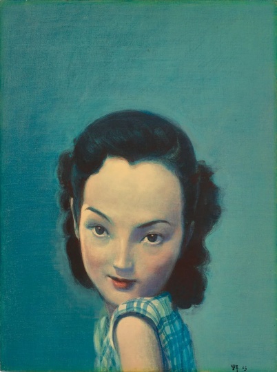 
劉野 《周璇》
60×45cm 壓克力 畫布 2003
估價(jià)：1500萬-2500萬港元
2023佳士得香港春拍二十及二十一世紀(jì)藝術(shù)晚間拍賣
