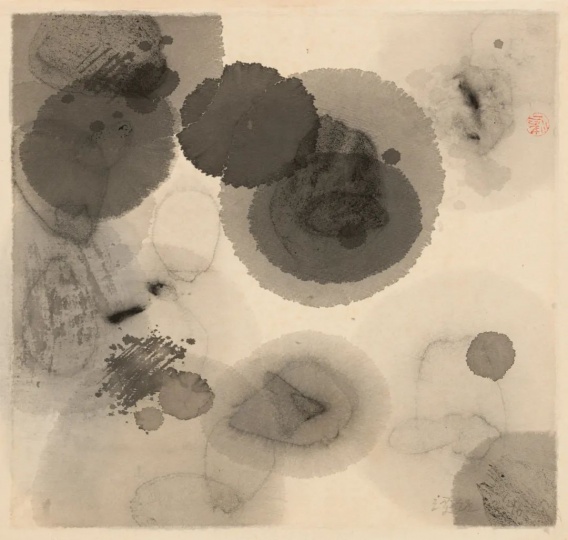 《無題》 30.3×32cm 

紙本水墨 1996

 

