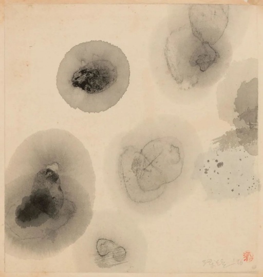 《無題》32×30.3cm

紙本水墨 1996
