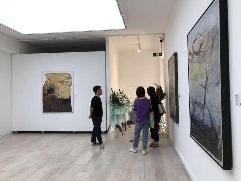 吳維佳個(gè)展《藏山青》現(xiàn)場(chǎng)
