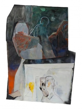 《天衣無(wú)縫》210×142cm 紙本綜合材料 2020
