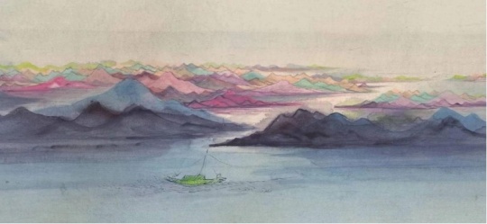 莫寶，《海上云》影像作品投屏尺寸： 195x100cm （屏幕比例：16:9），時長：5分鐘