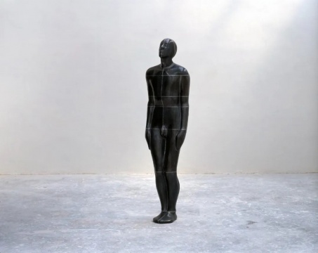 安東尼·葛姆雷《隔膜》 190×49×30cm 

鉛，玻璃纖維和空氣 1995 

攝影:Stephen White & Co. 

?藝術家
