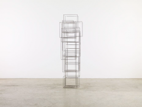 
安東尼·葛姆雷《控制臺(框架)》
215x67x72.4cm 5毫米方形不銹鋼條 2013
?藝術家
