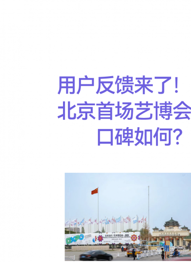 用戶反饋來了！北京首場藝博會口碑如何？