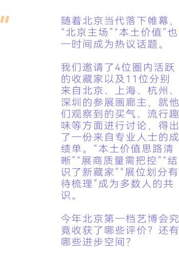 用戶反饋來了！北京首場藝博會口碑如何？
