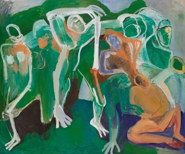
唐狄鑫《綠里》250×300cm 布面油畫 2021
大田秀則畫廊
