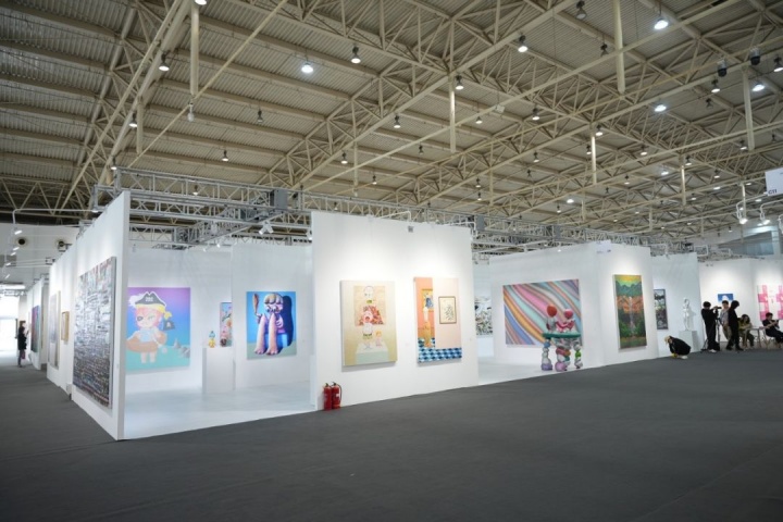 2023北京當代，玉蘭堂畫廊展位現(xiàn)場
