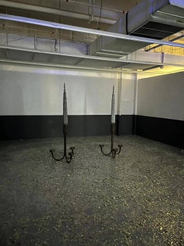 “天際線：管懷賓作品展”金雞湖美術(shù)館展覽現(xiàn)場
