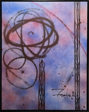 Futura 2000 倫尼·麥克古爾《Sans Titre》布面丙烯 acrylic on canvas 90.5 × 70cm 二十世紀(jì)初
