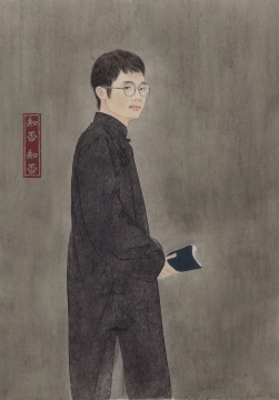 王鵬澂《如夢(mèng)令》115×80cm 紙本設(shè)色 2020
