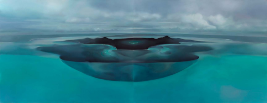 凈土風(fēng)景 2015 布面油畫 140×360cm
