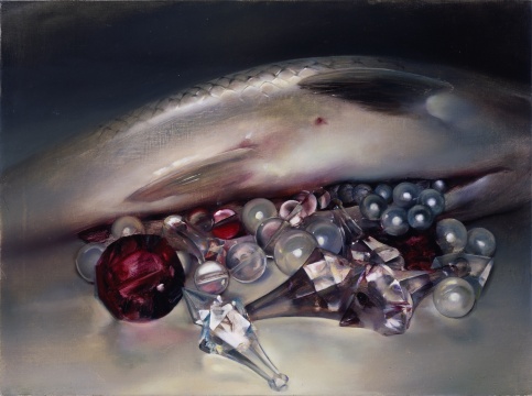 珠寶鯉魚 2011 布面油畫 45x65cm
