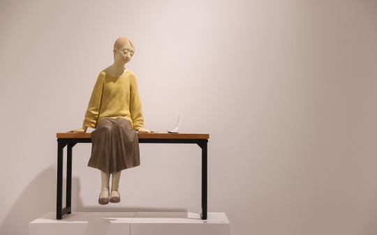 鄒洪元 《等風(fēng)來》青銅 76×52×100cm 2019
