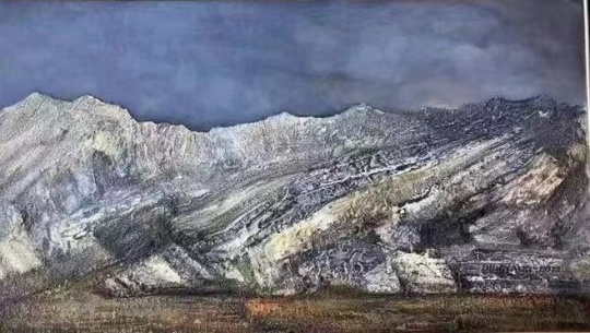 《寂靜在游蕩》綜合材料45×80cm 2012
