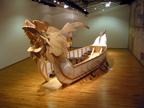 黃永砯《龍舟》

