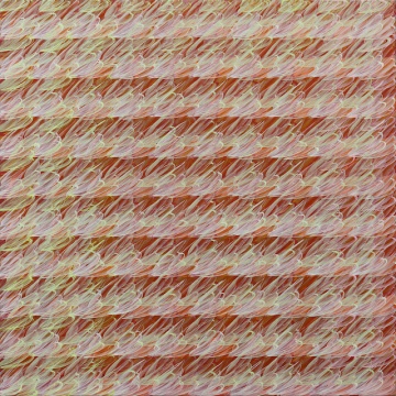 微塵240505 ，布面丙烯 ，100x100cm 2024 彭博
