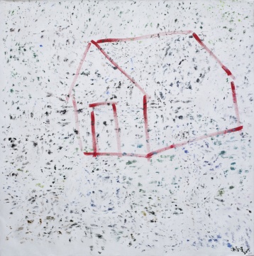 謝南星《明信片No.6》220×220cm 布面油畫(huà) 2015
