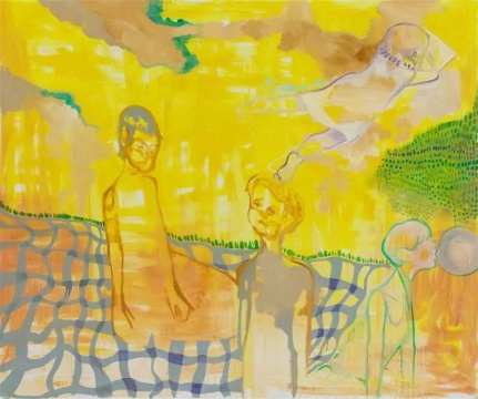 
《餐桌禮儀》 150×180 cm | 布面油畫 | 2024

