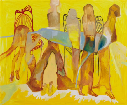 
《穿過她》180×150 cm | 布面油畫 | 2024


