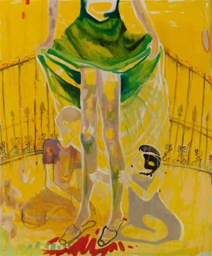
《挪動于休閑》150×180 cm | 布面油畫 | 2024

