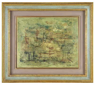 
LOT 2038

趙無(wú)極 1921-2013 

無(wú)題

1952年作 38×46.2 cm 紙板裱于布面

CNY 4,500,000 - 5,500,000

 

展覽：

趙無(wú)極：私人藏品展，Hospice Saint-Roch美術(shù)館，伊蘇丹，法國(guó)，2016年   

出版：

《趙無(wú)極：私人藏品展》，Hospice Saint-Roch美術(shù)館，2016年，P94

《趙無(wú)極作品全集第一冊(cè)》 ，弗拉馬利翁出版社，2019年，P140&P294 

