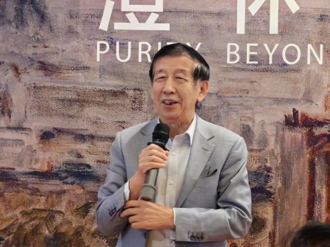 北京英杰硬石藝術(shù)博物館館長(zhǎng) 北京奧加美術(shù)館酒店董事長(zhǎng) 李英杰先生致辭

