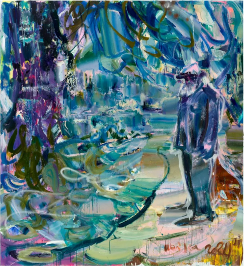 《花園》 250×230cm 布面丙烯  2024
