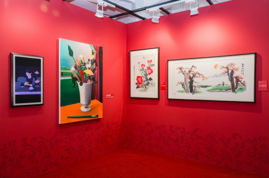 “花映春禧”展覽現(xiàn)場
