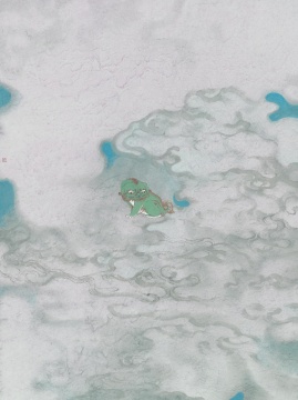 《哈基米》 350x460mm 紙本水墨 2025
