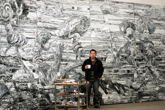 《樂園》 布面油畫 320x720cm 2010
