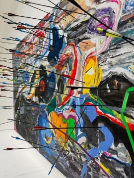 《繁星》 布面油畫及綜合材料 250x540cm 2025

