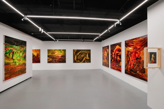 「破夜—高人杰個展」在亙畫廊正式啟幕，一場在邊緣地帶燃燒的靈魂試煉