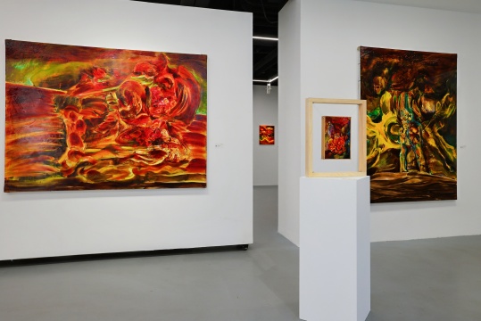 「破夜—高人杰個展」在亙畫廊正式啟幕，一場在邊緣地帶燃燒的靈魂試煉