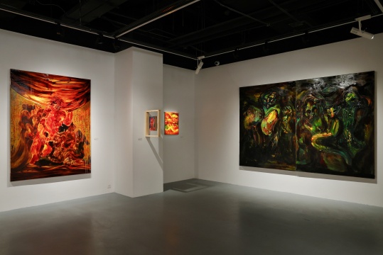 「破夜—高人杰個展」在亙畫廊正式啟幕，一場在邊緣地帶燃燒的靈魂試煉